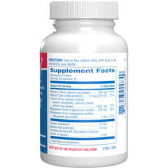 Osteo-Plex label close-up highlighting ingredients for bone health.