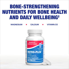 Osteo-Plex packaging promotes women's bone health benefits.
