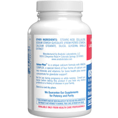 Osteo-Plex tablets close-up from Anabolic Laboratories.