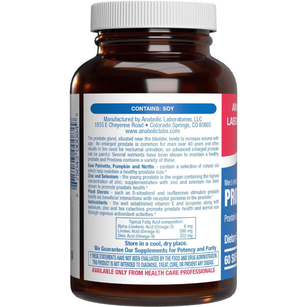 Prostana beta sitosterol blend supports urinary ease and overall prostate health.