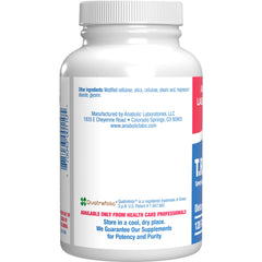 Label detail showing Quatrefolic methylfolate and methylated B vitamins