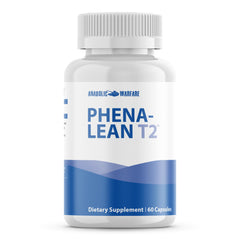 Anabolic Warfare Phena-Lean T2 bottle-front view highlighting non-stimulant energy for workouts