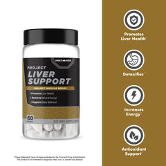Anabolic Warfare Project Liver Support with dandelion root imagery suggests detox-friendly benefits
