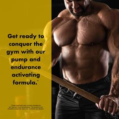 Anabolic Warfare Pump Lord gym scene suggests on-the-go training support.