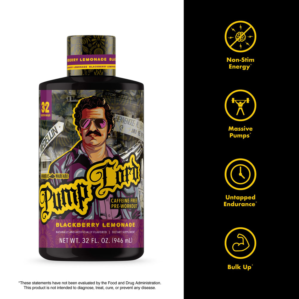 Anabolic Warfare Pump Lord scoop demonstrates serving size for accurate dosing.