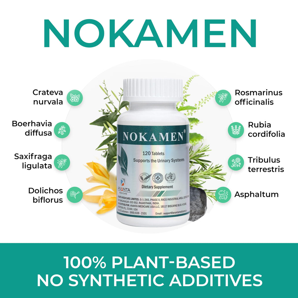 Ananta Nokamen capsules ready for daily urinary health support.