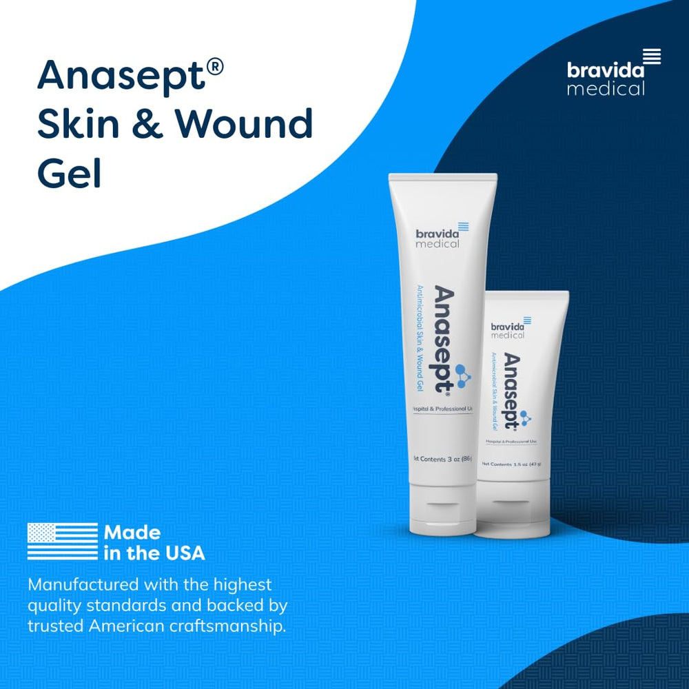 ANASEPT packaging label highlighting hospital-grade quality.