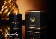 ANAWBE Cashmere Wood woodsy aroma fills the room with sophistication.