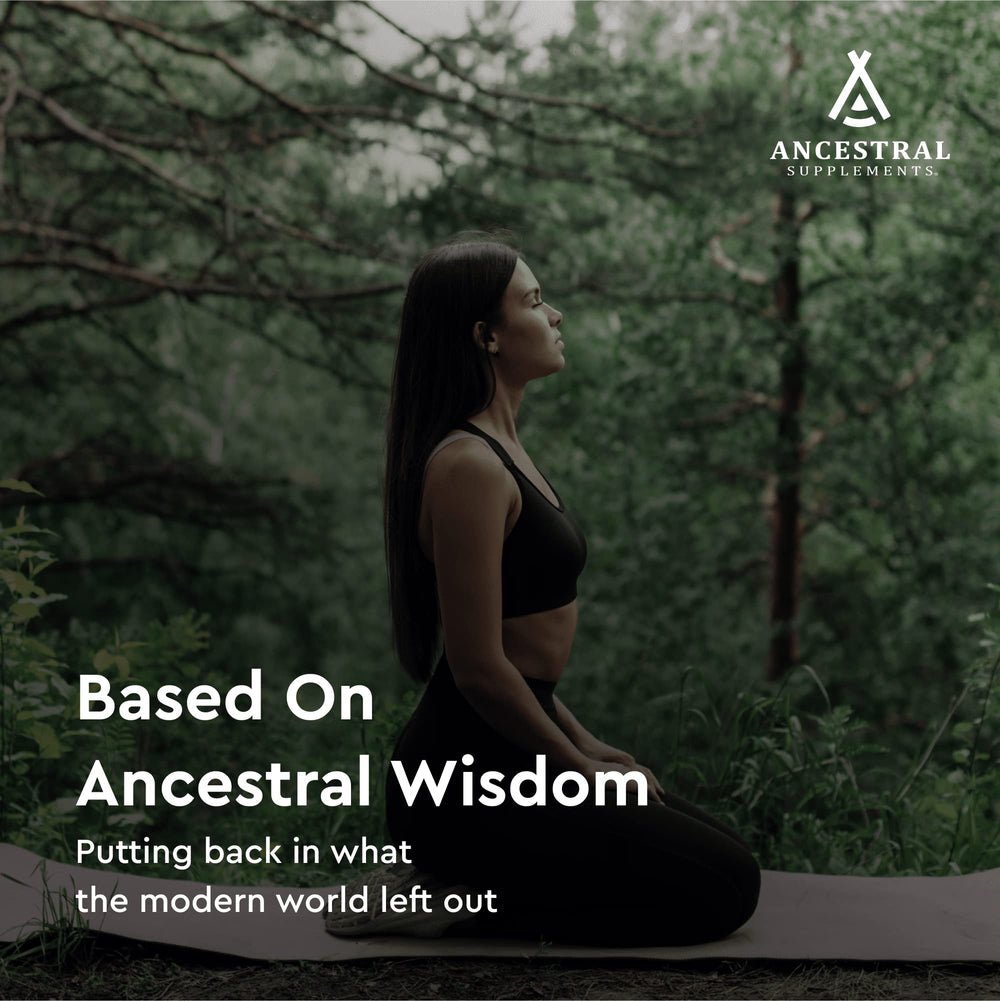 Ancestral Supplements postpartum routine image suggesting daily wellness use.