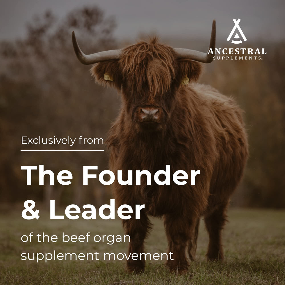 Ancestral Supplements USA small-batch label.