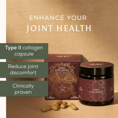 Ancient + Brave Noble Capsules close-up of vegan capsules for joints.