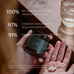 Ancient + Brave triple magnesium capsules closeup highlighting high bioavailability and gentle use.
