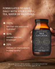 Five gram scoop of Ancient Brave collagen powder
