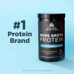 Ancient Nutrition pure bone broth protein—quick hot broth for cozy moments