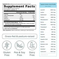 Easy-mix kitchen scene with Ancient Nutrition bone broth protein powder in use