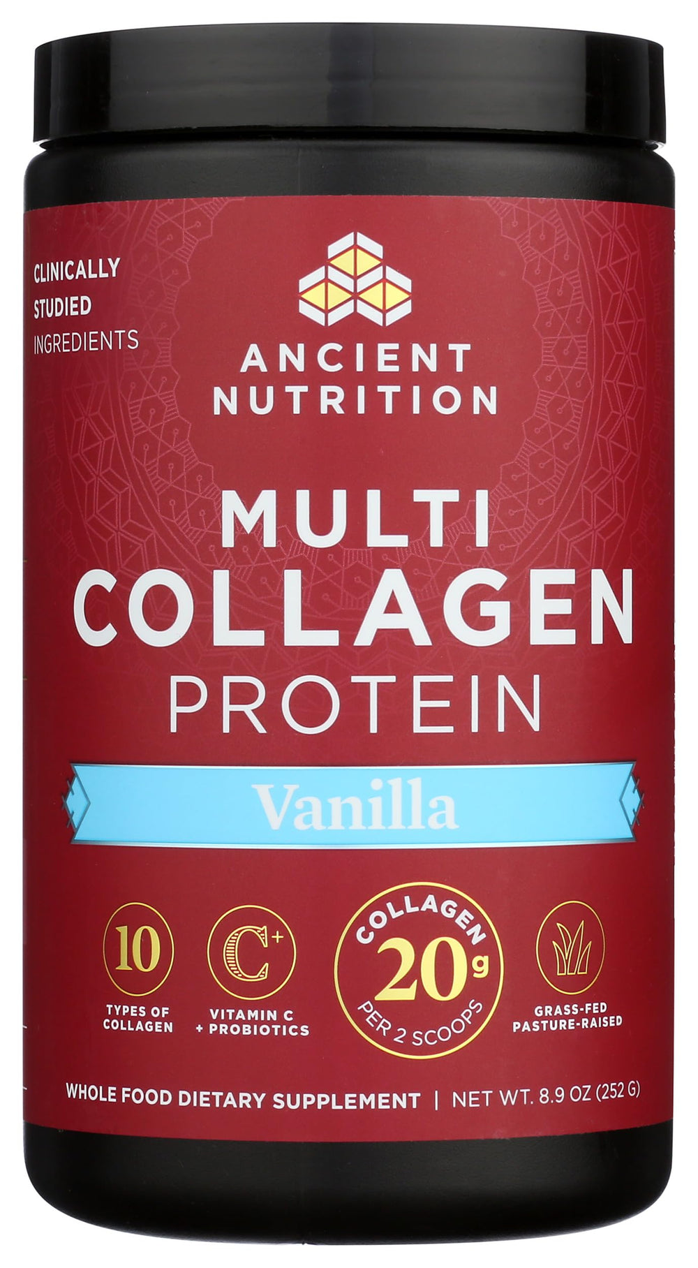 Grass-fed and pasture-raised collagen ingredients from Ancient Nutrition.