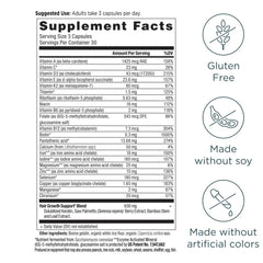 Ancient Nutrition Hair Growth Multivitamin close-up of solubilized keratin peptides for absorption