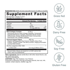 Ancient Nutrition Hormone Balance 10 types collagen from multiple sources