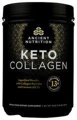 Ancient Nutrition KetoCOLLAGEN mixed into water to create a keto-friendly drink.