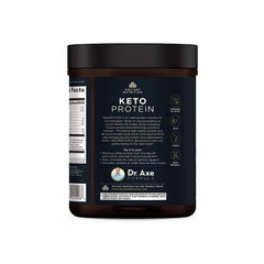 Ancient Nutrition KetoPROTEIN Chocolate MCT oil bottle—fueling quick keto energy.