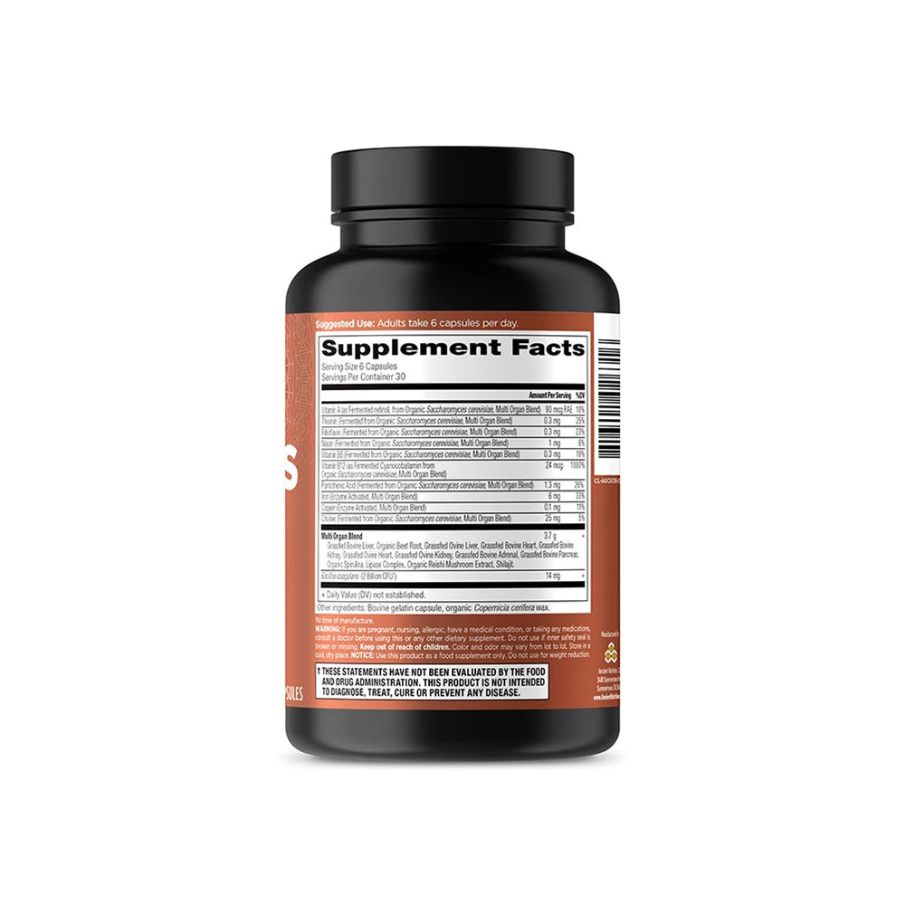 Ancient Nutrition made-in-usa label reflects quality assurance and GMP compliance