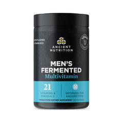 Ancient Nutrition Men’s Multivitamin bottle front for daily immune support.