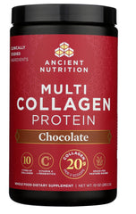 Ancient Nutrition Multi Collagen Protein Chocolate label view