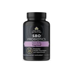 Ancient Nutrition Probiotic Women bottle for daily balance and routine use.