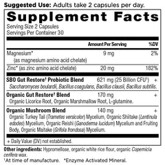 Ancient Nutrition probiotic capsules 60-count bottle supports daily immune and digestion comfort.