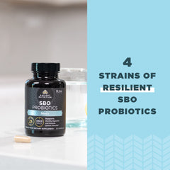 Ancient Nutrition Probiotics for Men user taking a capsule during routine.