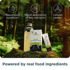 Ancient Nutrition Rapid Hydration Lemon-Lime jar for convenient daily hydration routine.