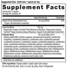 Ancient Nutrition Regenerative Organic Probiotics for Women 50+ capsules ready to swallow