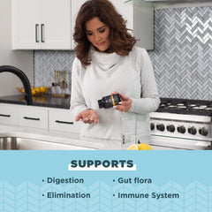Ancient Nutrition Saccharomyces boulardii and Bacillus blend label shows robust probiotic mix.