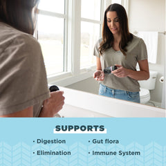 Label highlighting the organic fermented blend in Ancient Nutrition SBO Probiotics Women