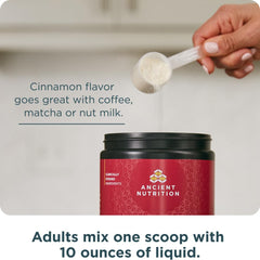 Ancient Nutrition smoothie-ready collagen shot for quick protein boosts.