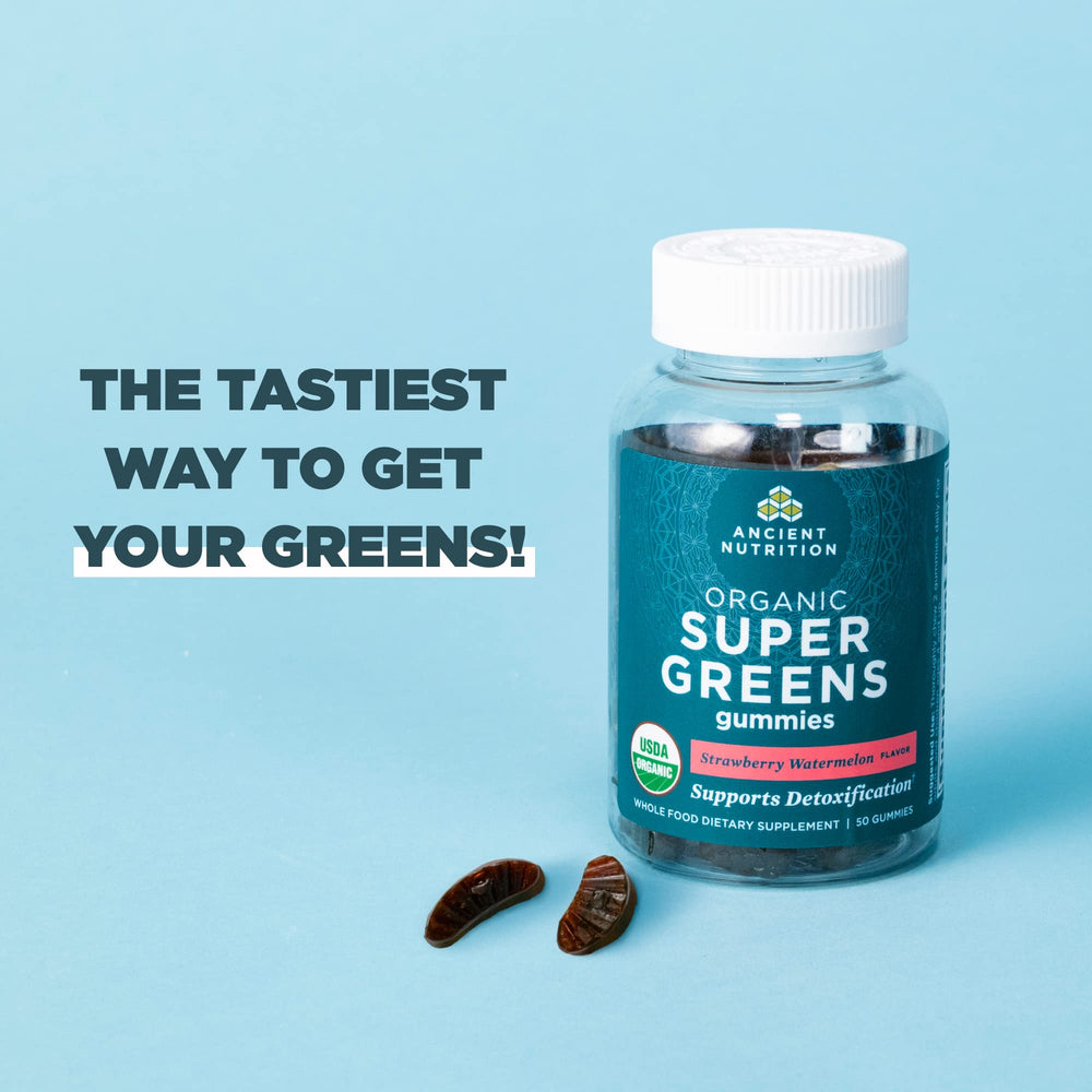 Ancient Nutrition Supergreens Gummies regenerative-farm ingredients demonstrate sustainable sourcing