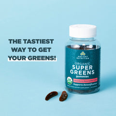 Ancient Nutrition Supergreens Gummies regenerative-farm ingredients demonstrate sustainable sourcing