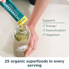 Ancient Nutrition SuperGreens served in a morning routine for daily greens