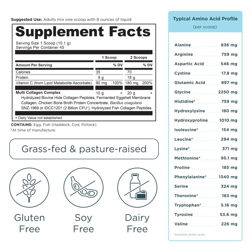 Ancient Nutrition vitamin C boost label emphasizing antioxidant support