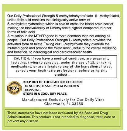 Vegetarian capsule icon with AND GIVE US TODAY OUR DAILY L-Methylfolate, suitable for vegetarians