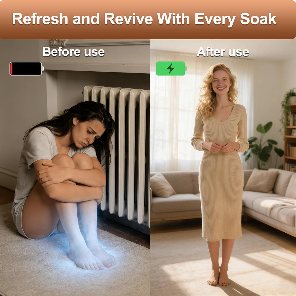 ANDECH Upgrated Ionic Foot Bath ideal for a relaxing evening routine
