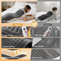 Andola heating pad with a seven-foot cord reaches every seating area