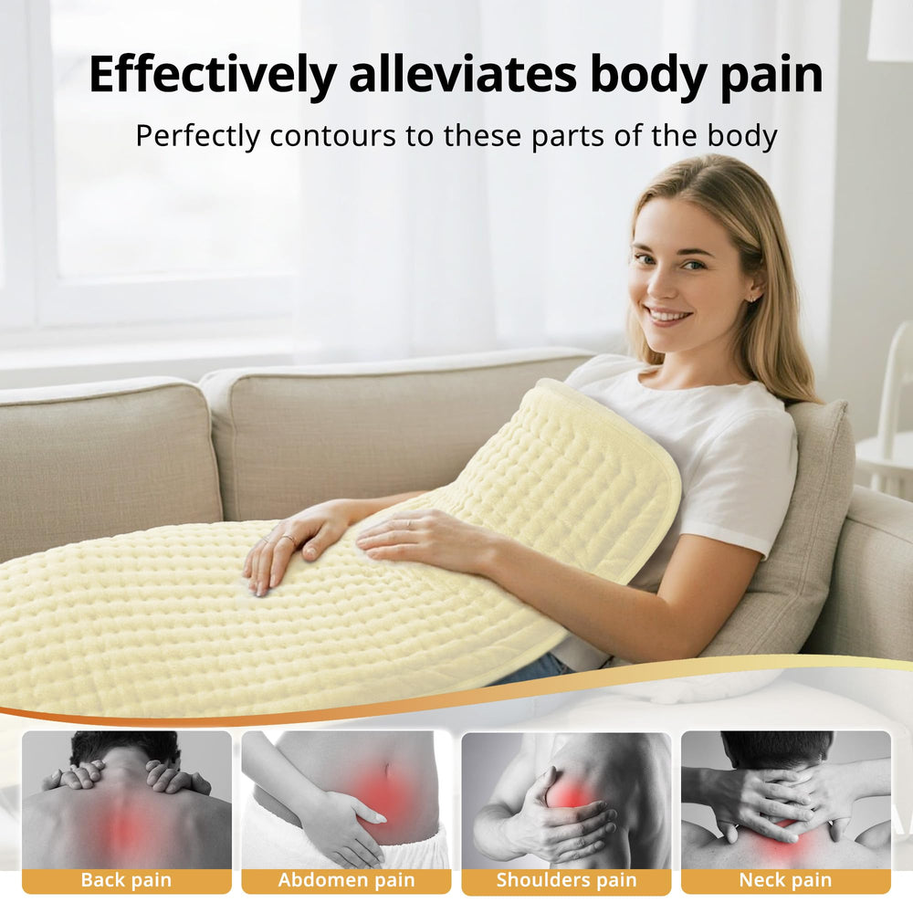 Andola heating pad is machine washable for easy cleaning and care.