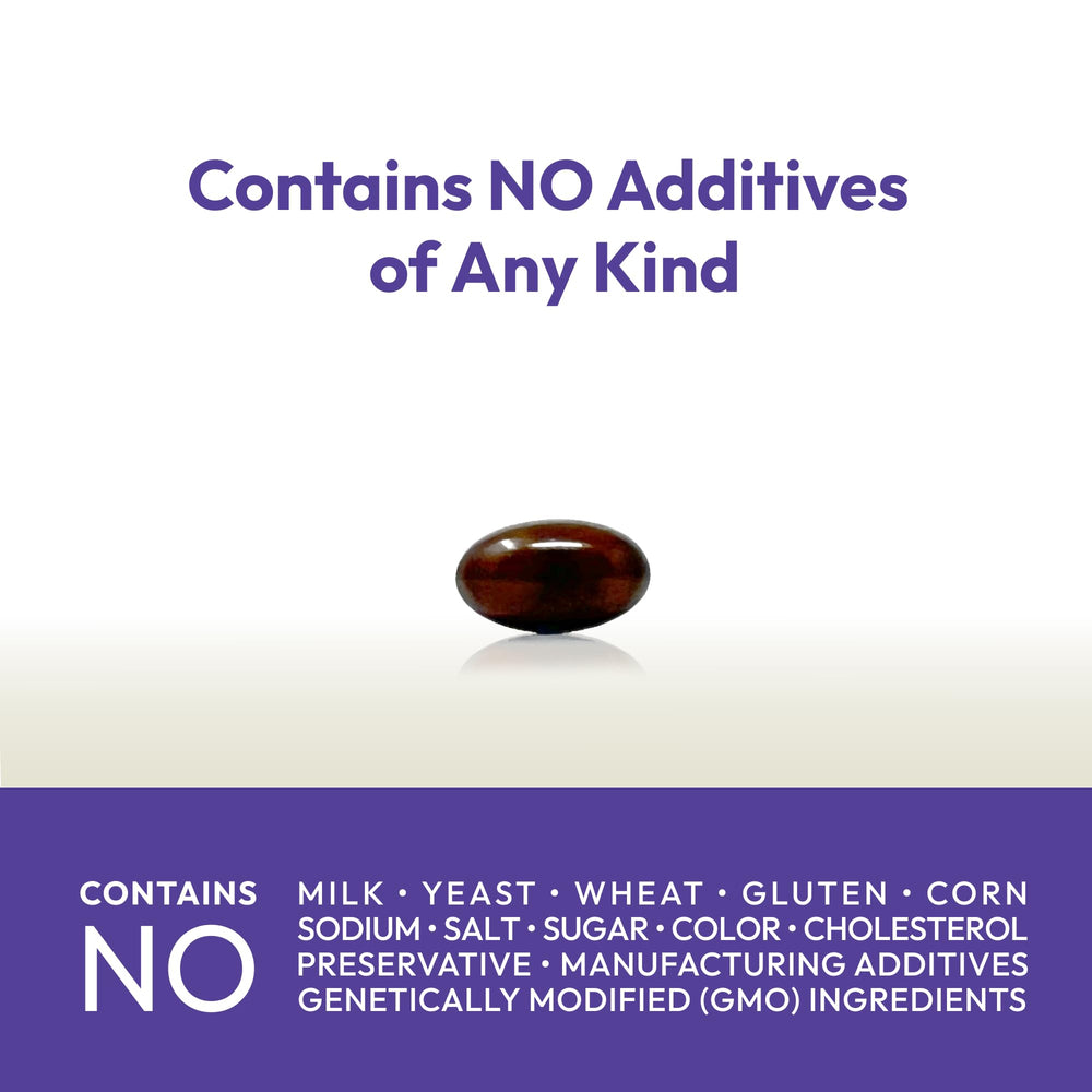 Astaxanthin-rich softgels shown in vibrant red color