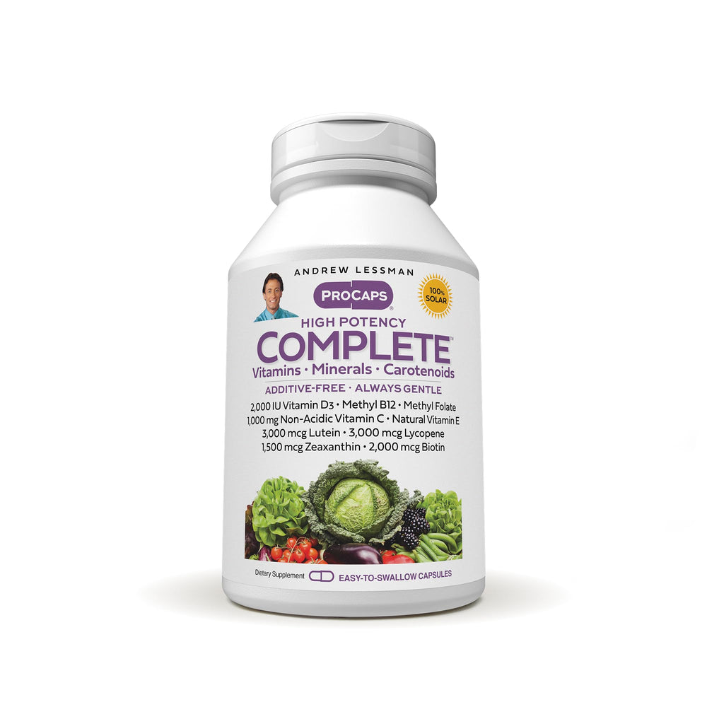 Andrew Lessman Complete 900 capsules bottle front showing comprehensive multivitamin