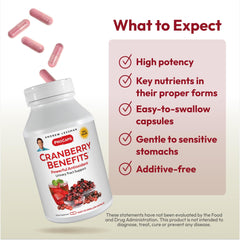 Label detail for Andrew Lessman Cranberry Benefits allergen information