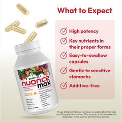 CoQ10, lutein, and zeaxanthin included in Andrew Lessman Essential-1 Nuounce Max.