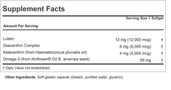 Andrew Lessman Maximum L+Z capsules close-up highlighting easy-to-swallow softgels