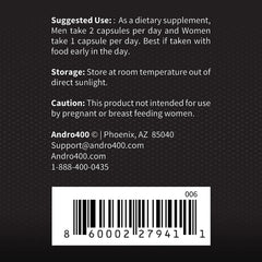 Andro400 USA-made factory shot reinforces manufacturing standards and reliability.