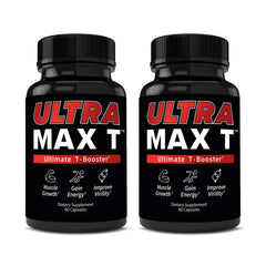 Andro400 Ultra Max T bottle front showing premium packaging for lean muscle support